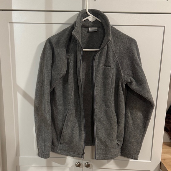 Columbia Jackets & Blazers - Columbia Women's Charcoal Zip-Up Fleece